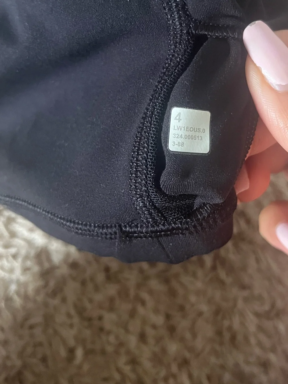 lululemon Black Align Cami Tank size 4